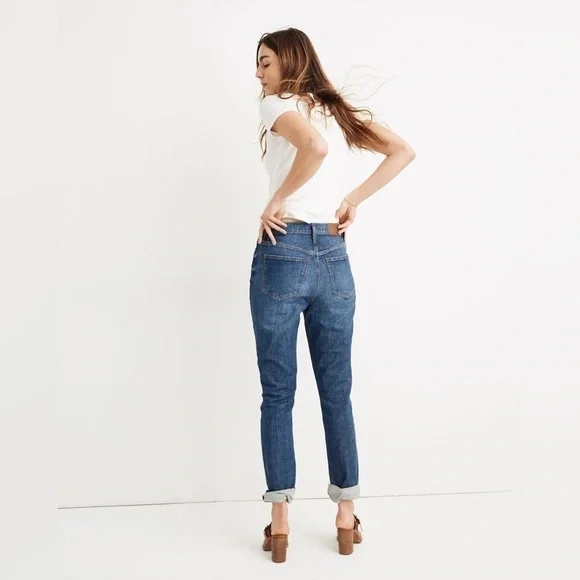 Madewell High-Rise Slim Boyjean - Picture 4 of 8